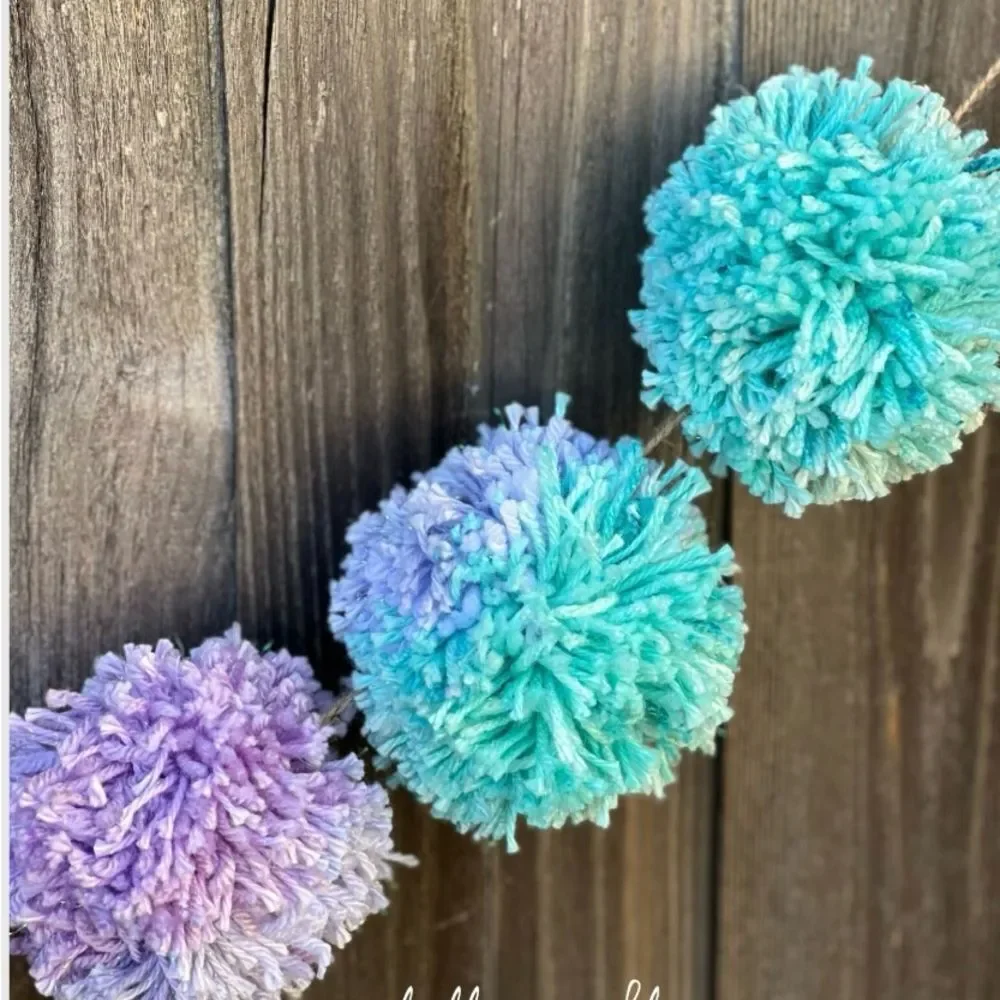 Colorful Pom Pom Garland